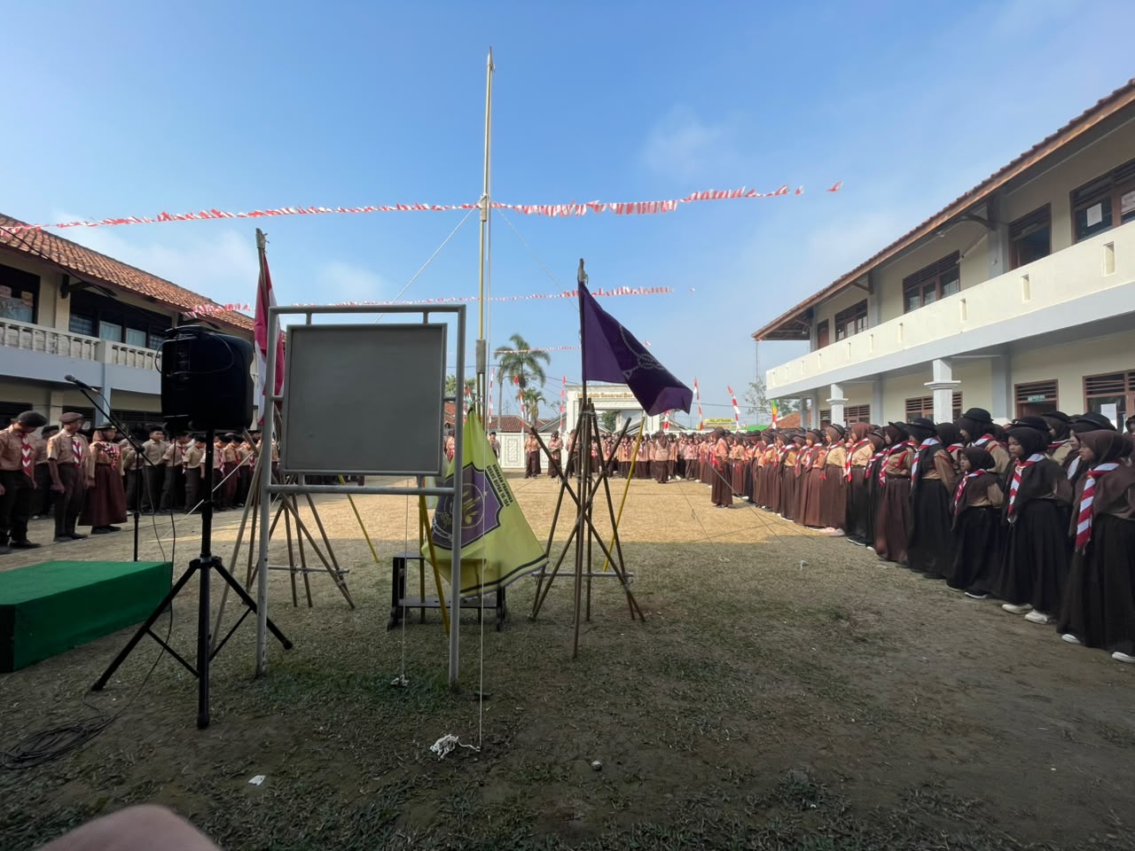 Memperingati Upacara  HUT Pramuka Ke 65